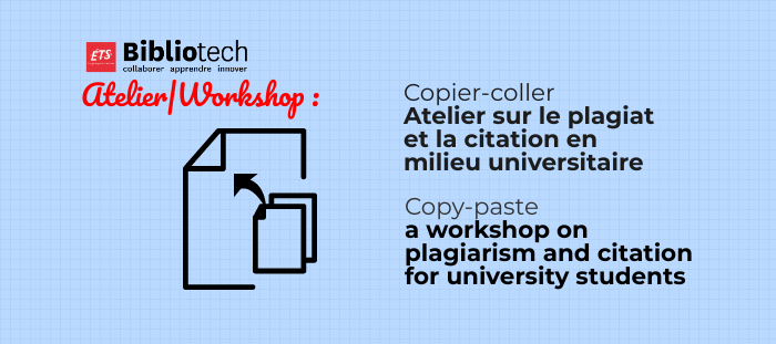 A Diffuser A Vos Etudiants Copier Coller Atelier Sur Le Plagiat Et La Citation En Milieu Universitaire Copy Paste A Workshop On Plagiarism And Citation For University Students